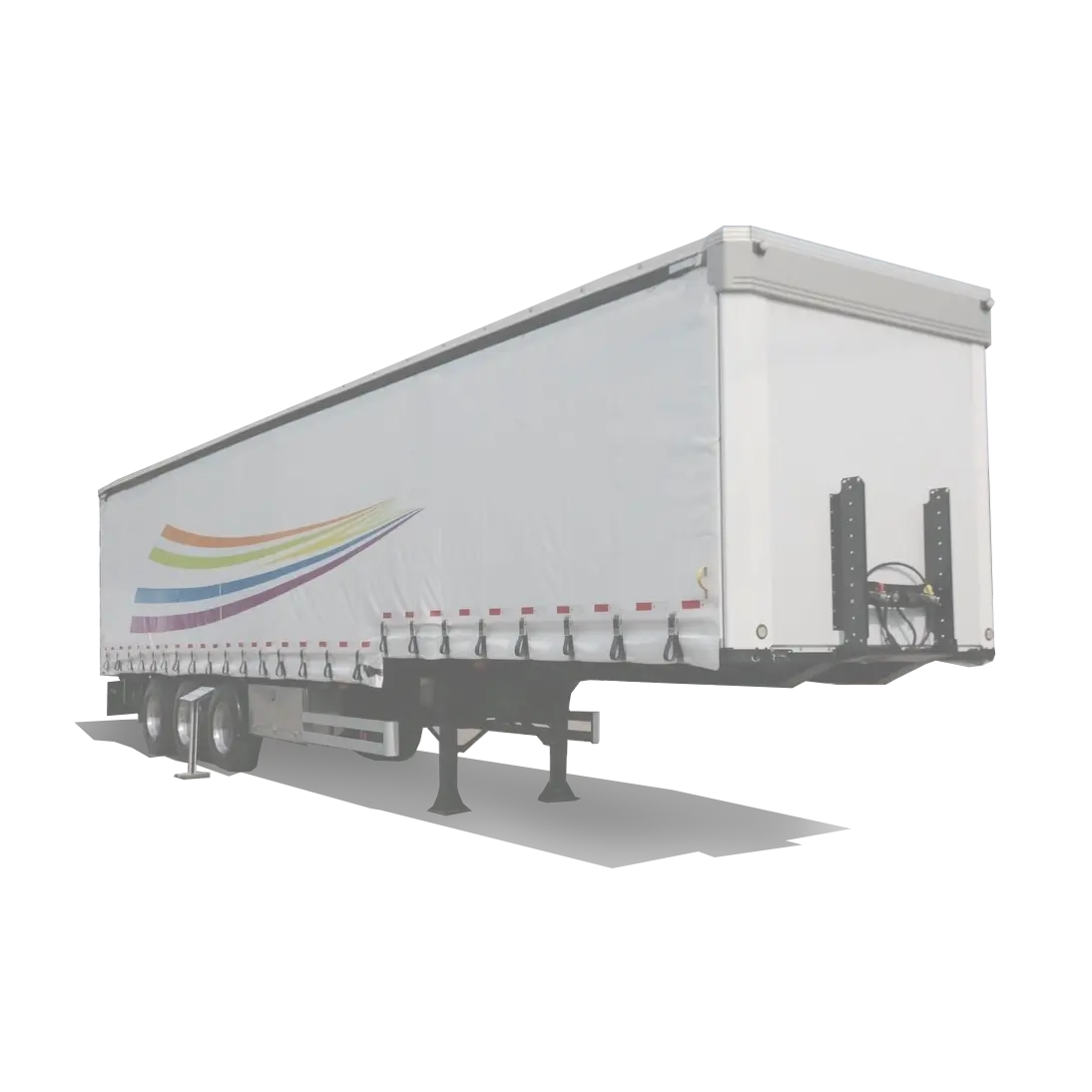 Kales 13M Curtainsider Semi-trailer for Sale - 3 Axle Curtain Side Trailer.