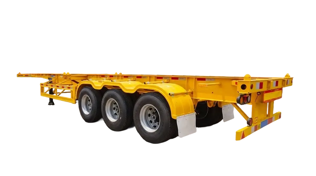 Kales 40ft Container Chassis Semi Trailer for Sale - 3 Axle Skeletal Trailer.