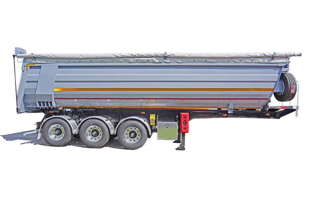 3-axle U-shaped Rear Dumper Semi-trailer Rear tipper truck for sale