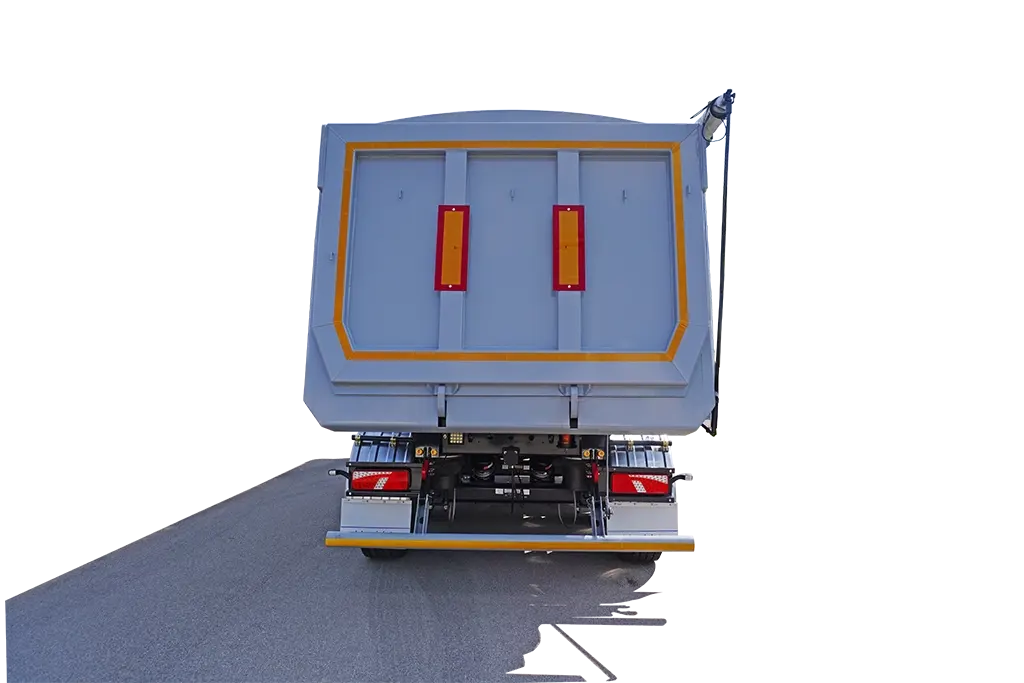 3-axle U-shaped Rear Dumper Semi-trailer Rear tipper truck for sale