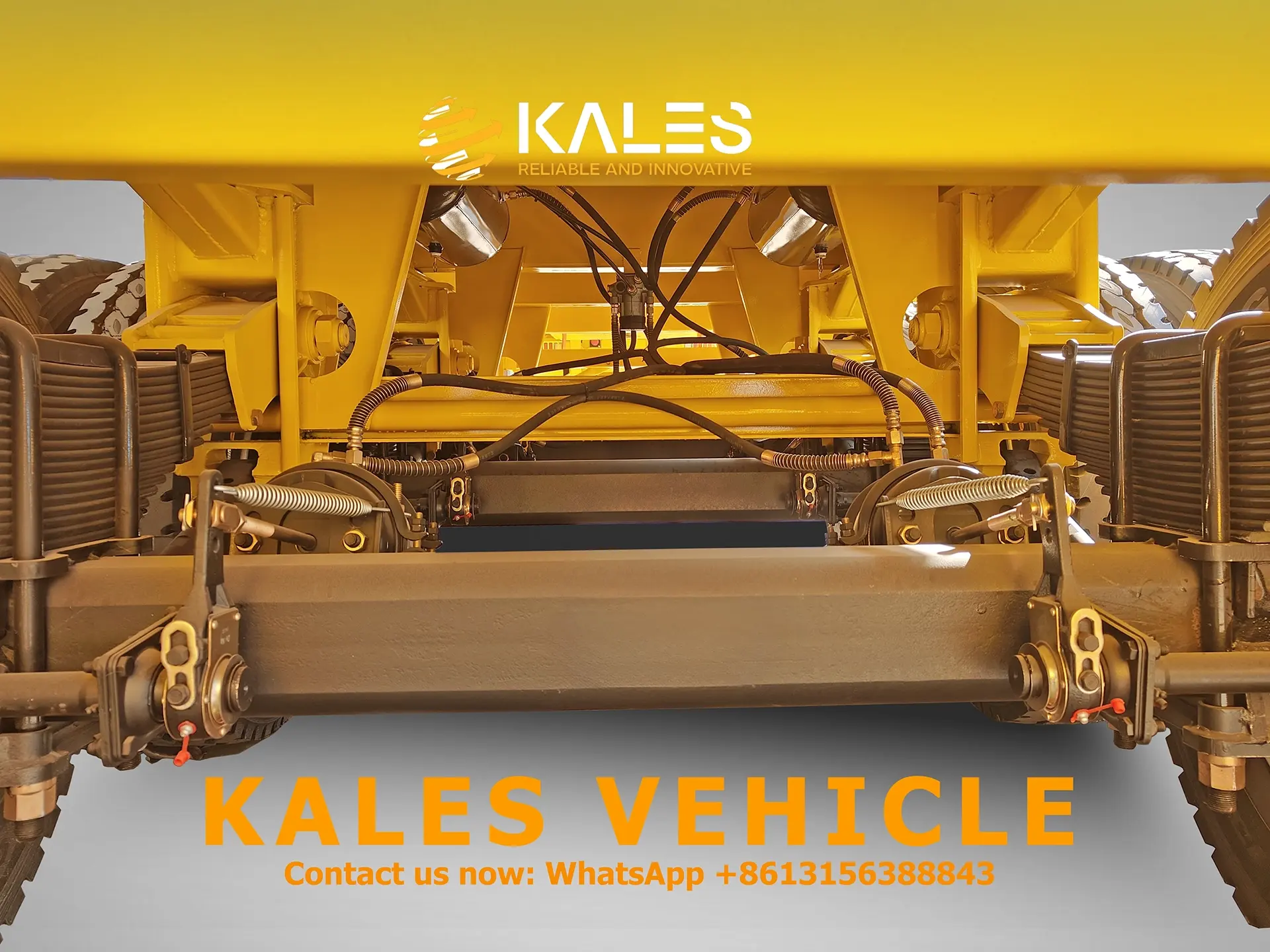 80-Ton U-Shape Rear Dump Semi Trailer – HYVA Cylinder, FUWA/BPW Axles | Kales Truck