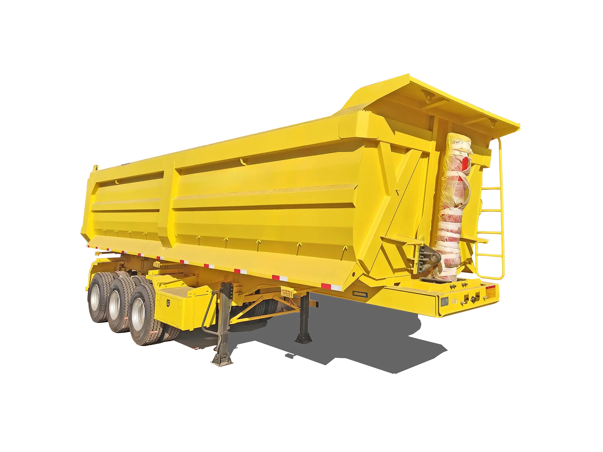 80-Ton U-Shape Rear Dump Semi Trailer – HYVA Cylinder, FUWA/BPW Axles | Kales Truck